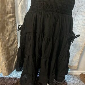 Elegant Tiered Pocket Skirt Women’s Large